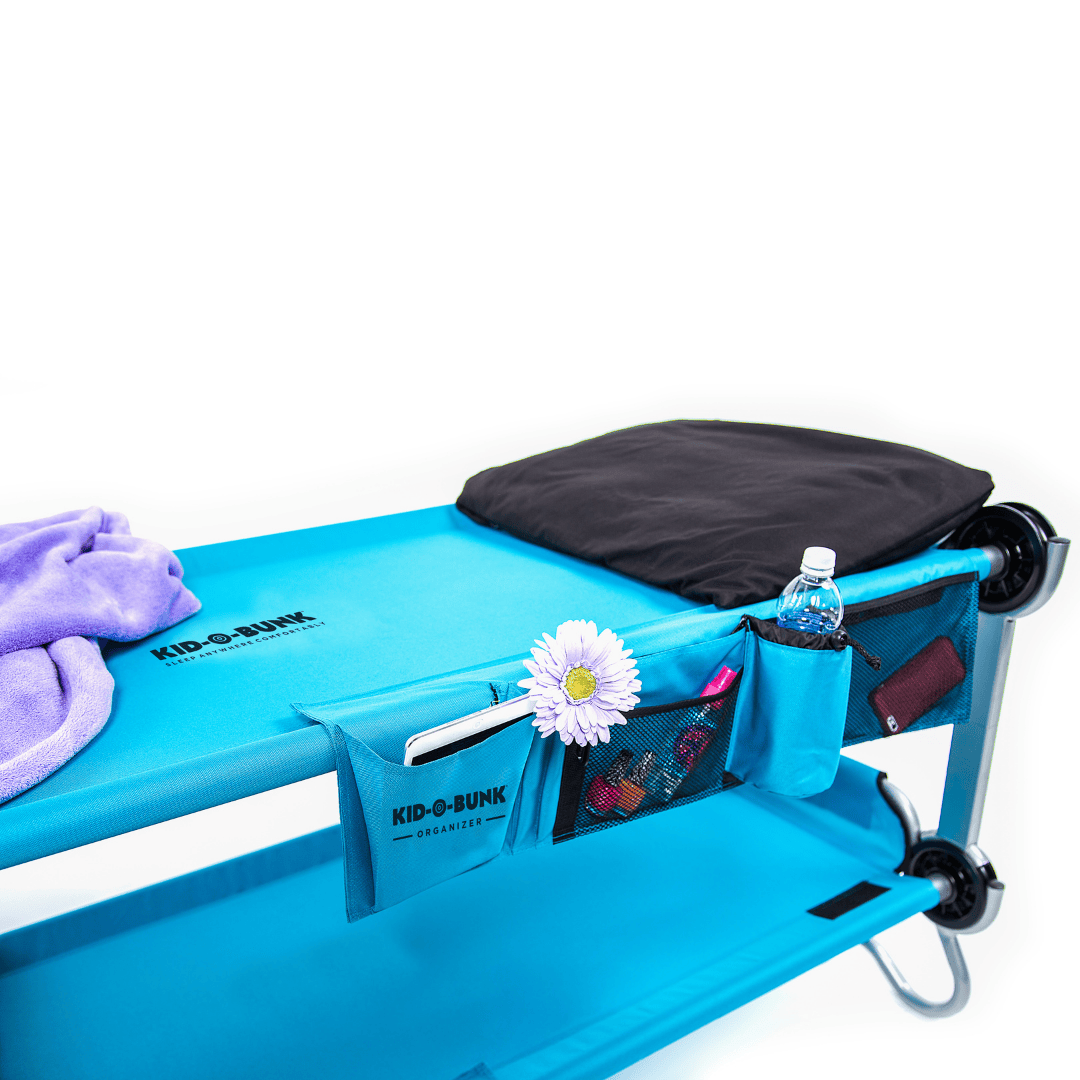 Disc-O-Bed Kid-O-Bunk Side Organizer real use