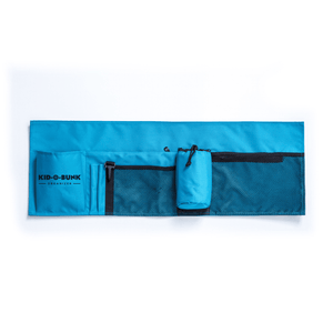 Disc-O-Bed Kid-O-Bunk Side Organizer teal blue