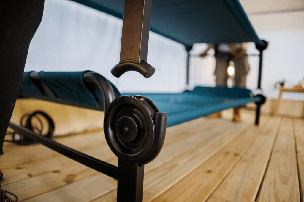 Disc-O-Bed Large, XL, and 2XL Bunk Bed Adapter Real Use
