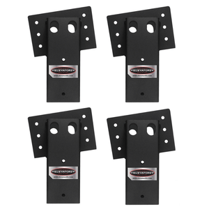 Double Angle Elevator Brackets – 4x4 US Steel, Set of 4