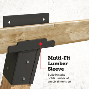 Double Angle Elevator Brackets – Multi-Fit Lumber Sleeve