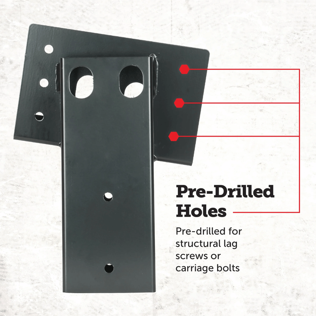 Double Angle Elevator Brackets – Pre-Drilled Holes