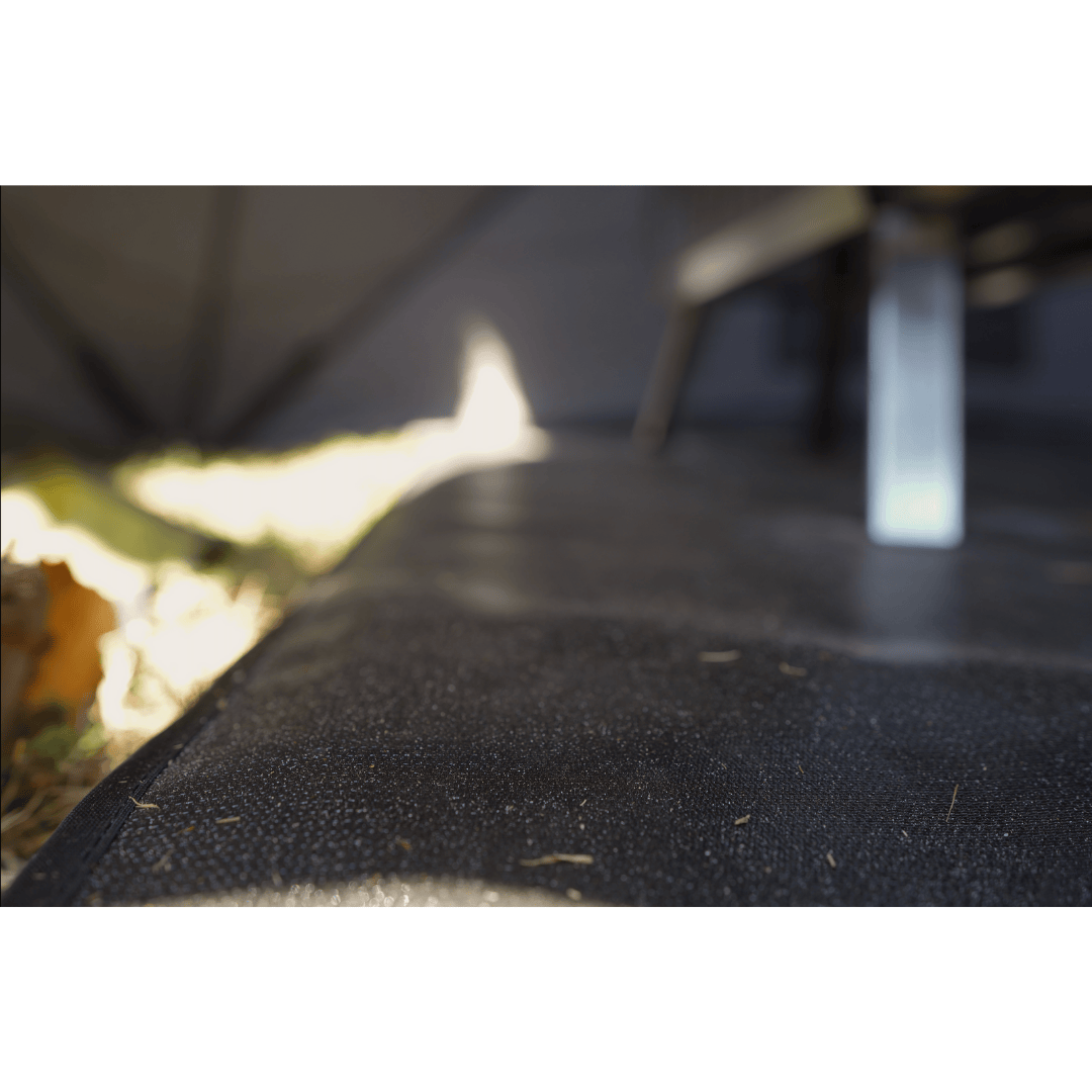 Durable Fireproof Sauna Mat under Sauna Stove close up view