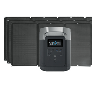 Picture of EcoFlow DELTA 1300 with 3x 160W Portable Solar Panel