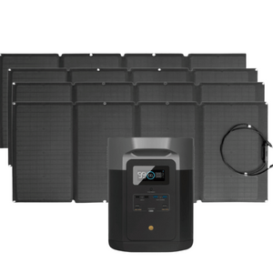 Picture of EcoFlow DELTA Max + 4x 160W Portable Battery Generator