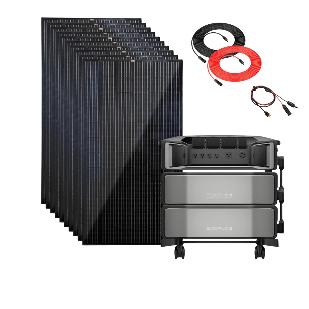 Picture of EcoFlow Delta Pro Ultra with 2 batteries and 10 400W Panel Bundle