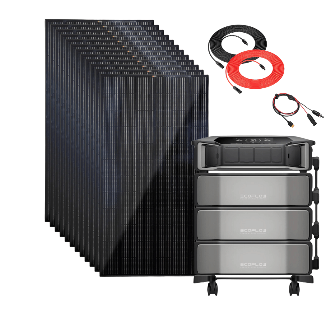 Picture of EcoFlow Delta Pro Ultra with 3 batteries and 12 400W Panel Bundle