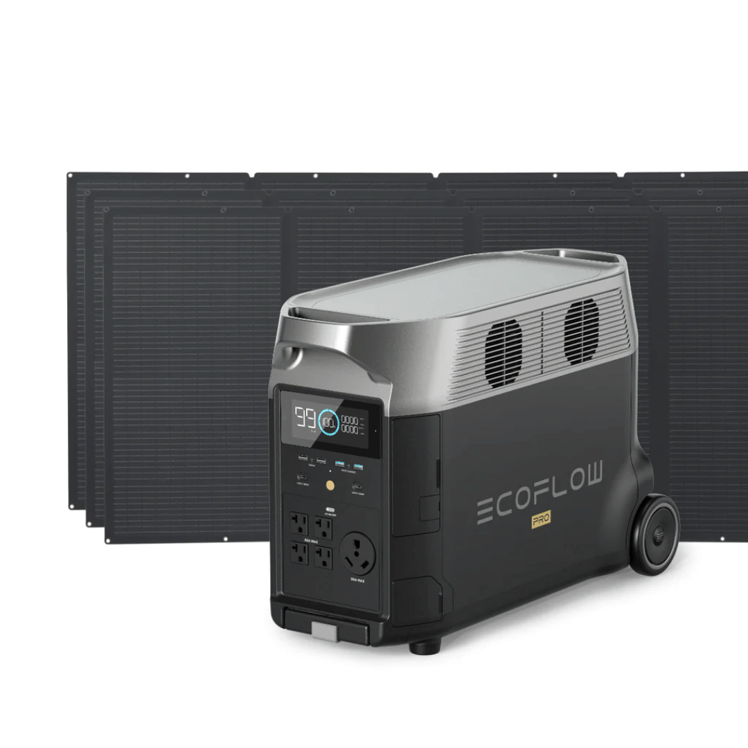 Picture of EcoFlow DELTA pro with 3 400W Solar Panel Bundle