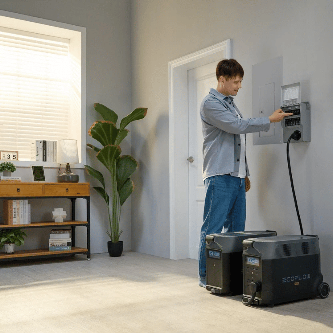 EcoFlow Home Backup Kit: Transfer Switch - Lifestyle Image