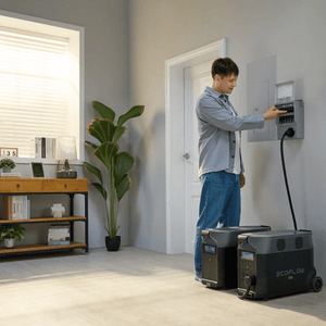 EcoFlow Home Backup Kit: Transfer Switch - Lifestyle Image