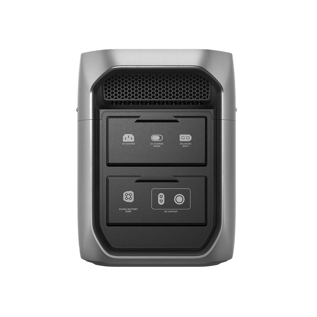 EcoFlow DELTA 3 Max Plus Portable Power Station back view