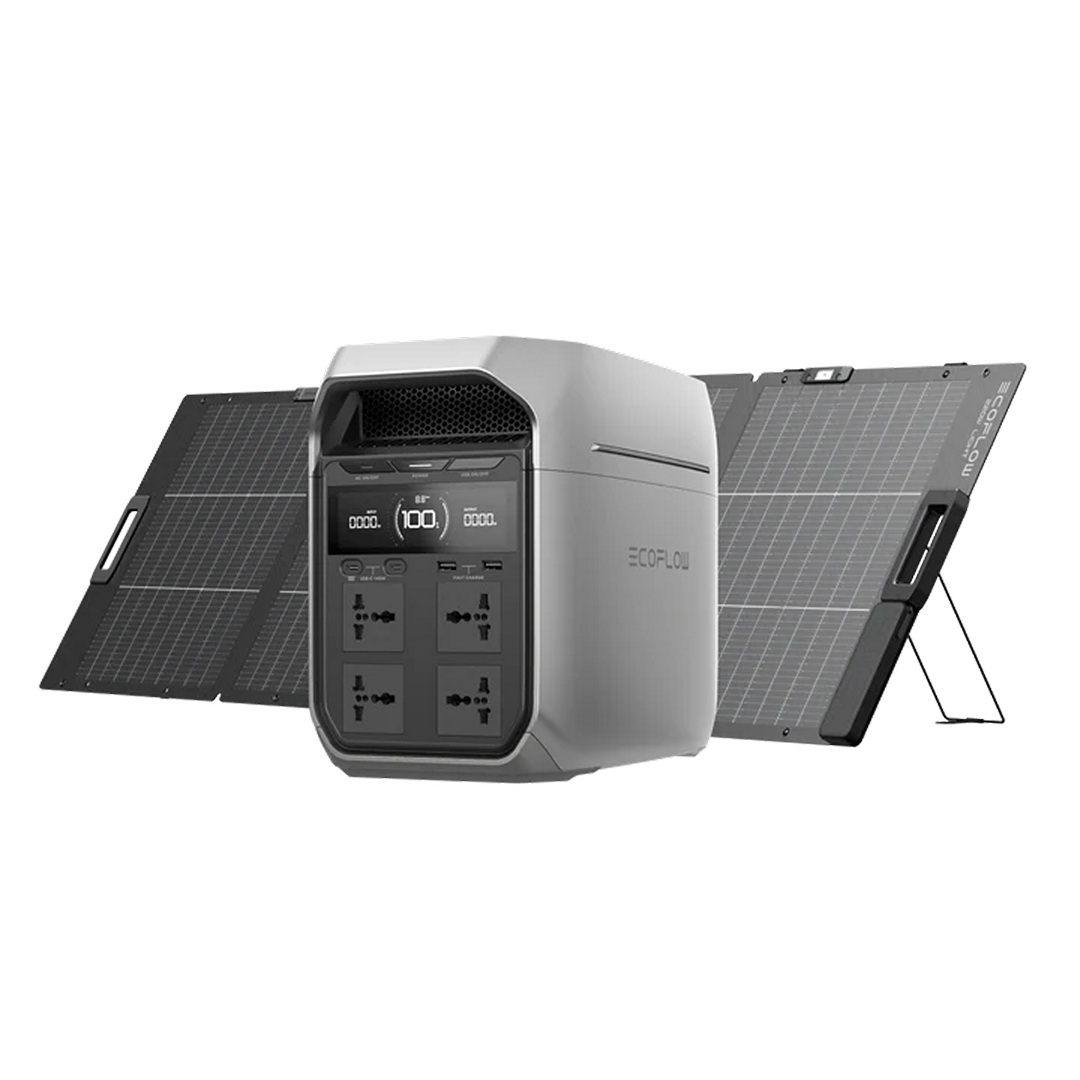 EcoFlow DELTA 3 Plus with two 110w solar panel
