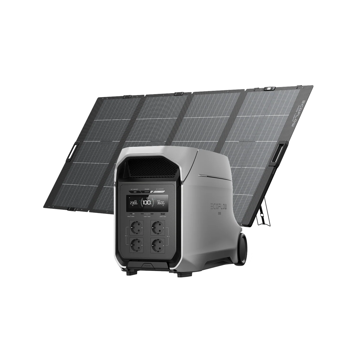 EcoFlow DELTA 3 Ultra Plus Portable Power Station with 400w solar panel