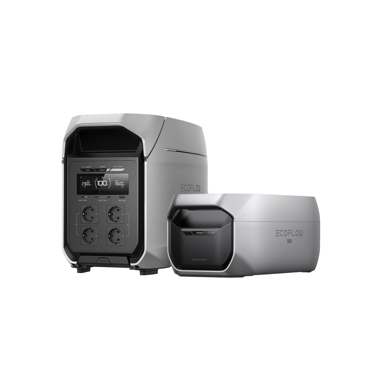 EcoFlow DELTA 3 Ultra Plus Portable Power Station with extra battery