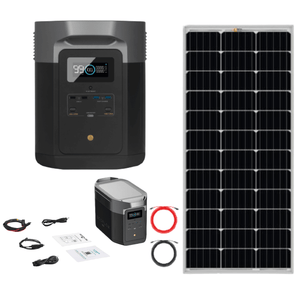 Picture of EcoFlow DELTA Max  with 100w 12v Solar Panel Bundle