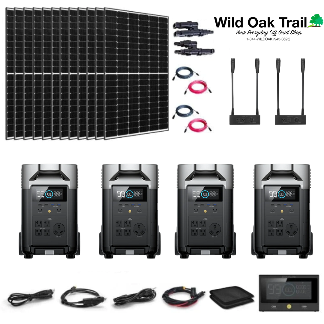 Picture of EcoFlow DELTA Pro - Off-Grid Kit - 4X DELTA Pro + 12 x 335W Solar Panels