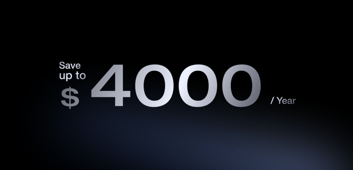 EcoFlow Delta Pro Ultra X potential annual savings highlight