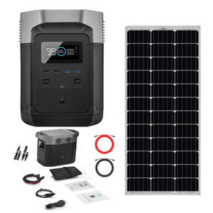 Picture of EcoFlow Delta with 100w 12v Solar Panel Bundle
