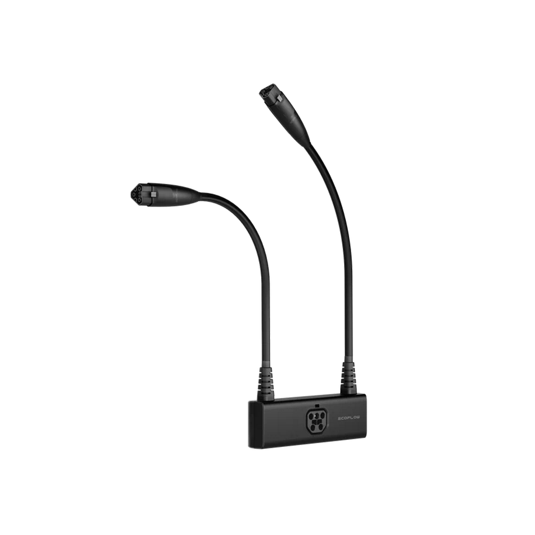 EcoFlow Double Voltage Hub - Power Input/Output angled view