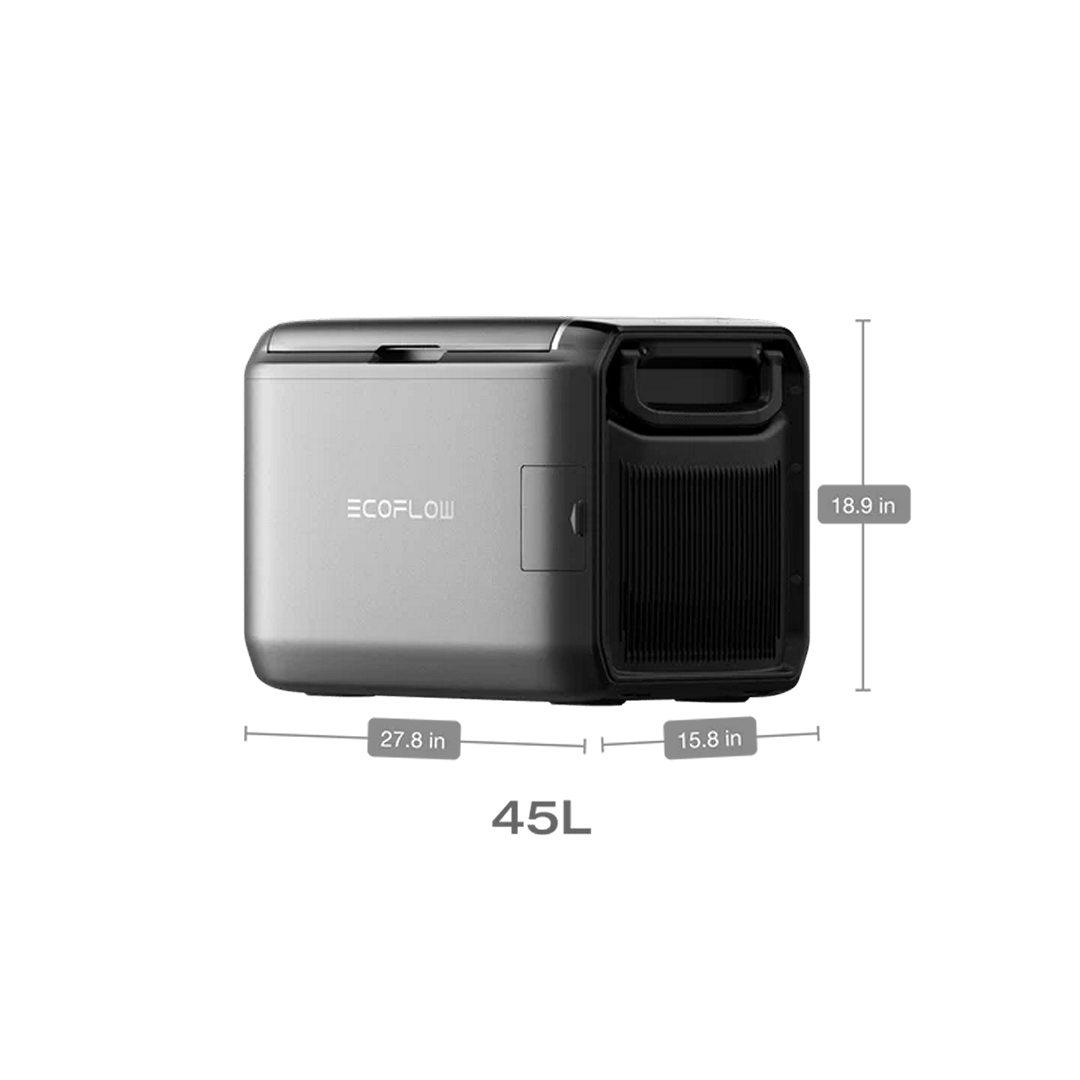 EcoFlow GLACIER Classic Portable Refrigerator 45L dimensions