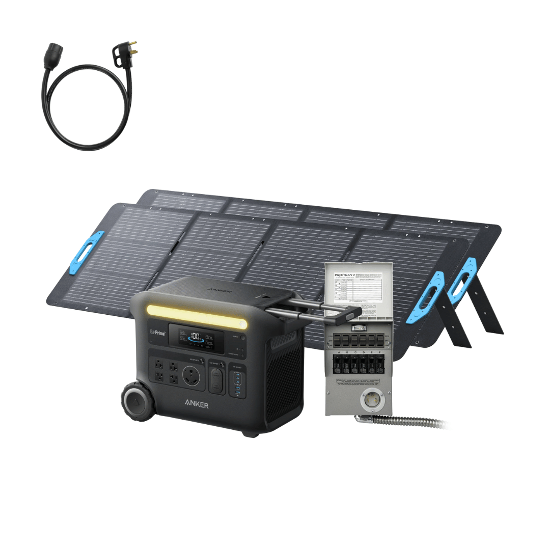 Picture of Edit Anker SOLIX F2600 + Home Backup Kit (Transfer Switch + Cable) + 2 × 200W Solar Panel