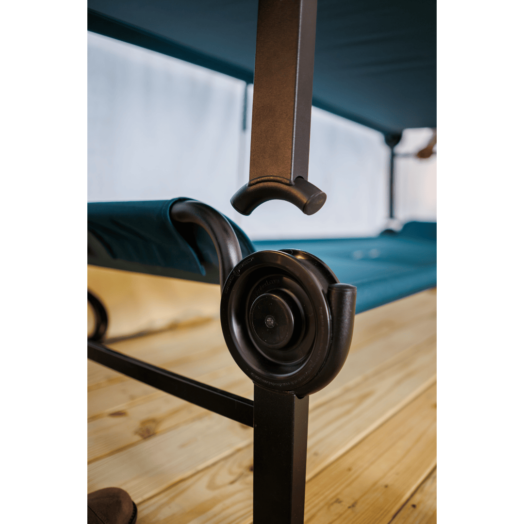 Extra Large Disc-O-Bed Portable Cot System freeflow disc close up