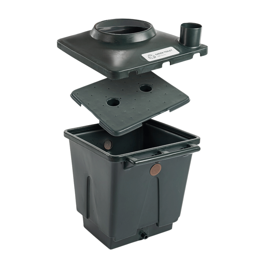Composting Water Containers Green Toilet Lux Composting Toilet - Wild Oak Trail