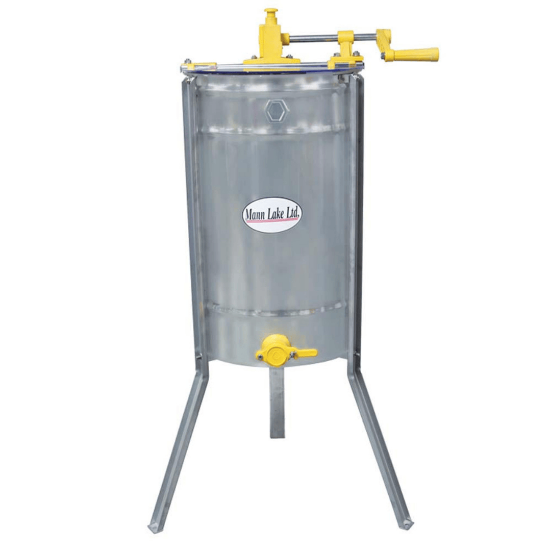 HH190 6/3 Frame Side Hand Crank Mann Lake Honey Extractor