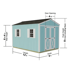 Handmade Haven Mini Shed Dimensions