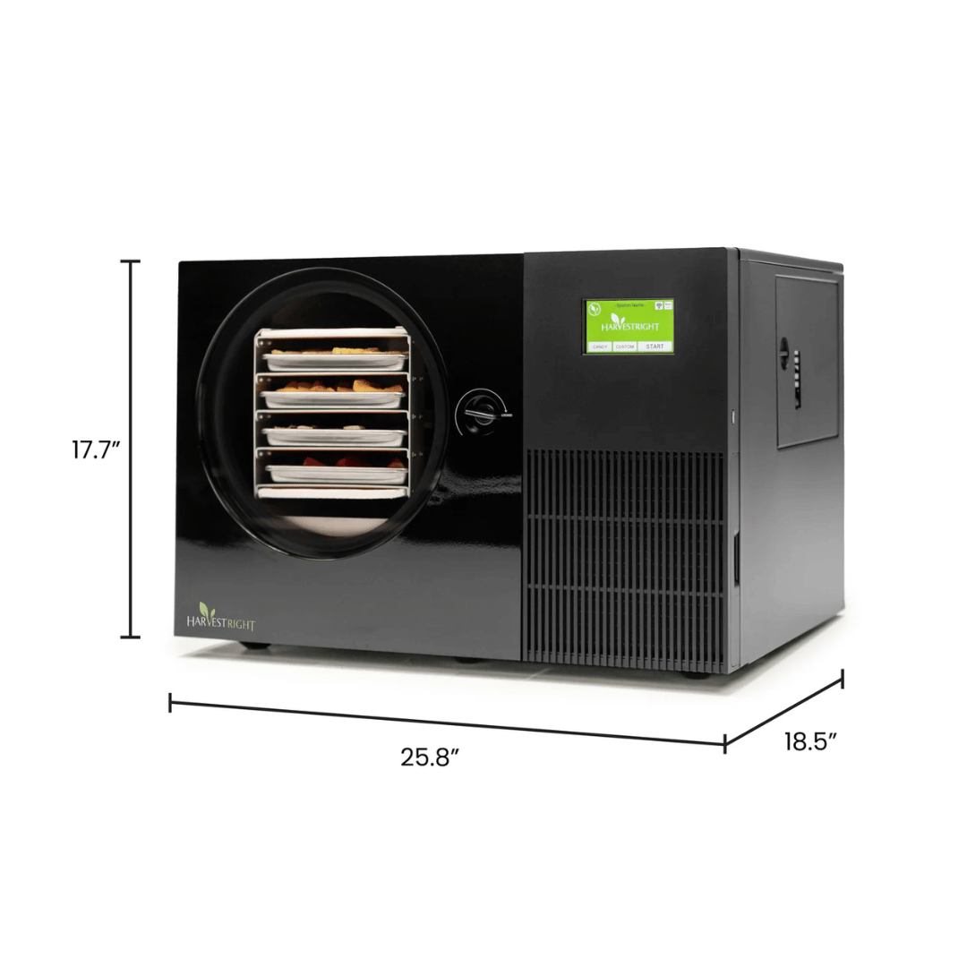 Harvest Right - Black Countertop 360 Freeze Dryer - Dimensions