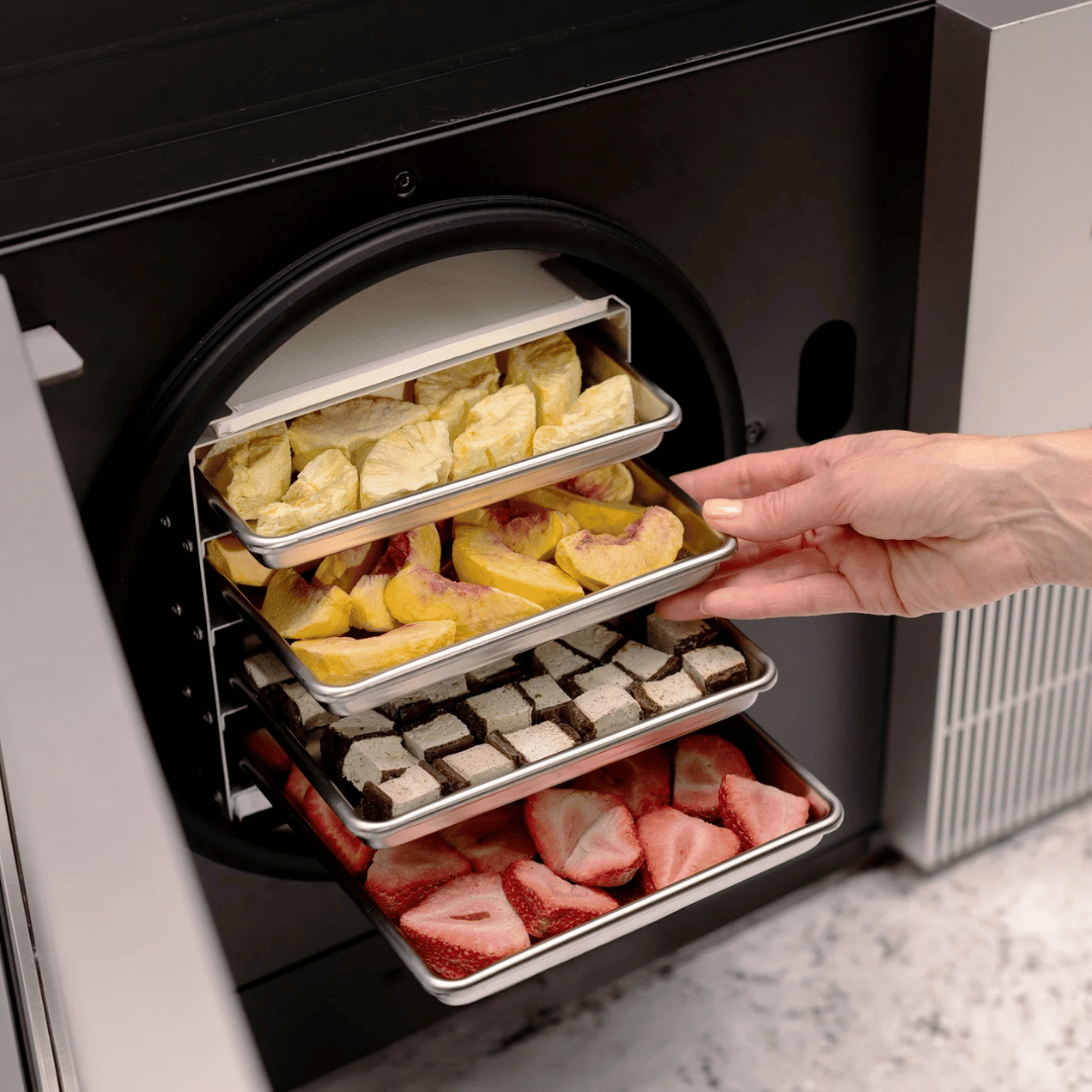 Harvest Right - Countertop 360 Freeze Dryer - Food Tray inside..