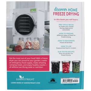 Harvest Right - Discover Home Freeze Drying Recipe Book Freeze drying instructions