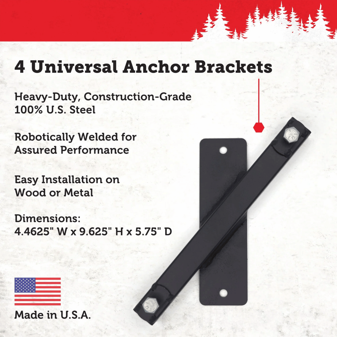 Hunting Blind Elevation Bundle – Anchor Brackets