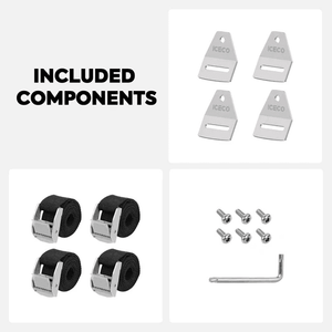 Picture of ICECO Tie Down Kit components