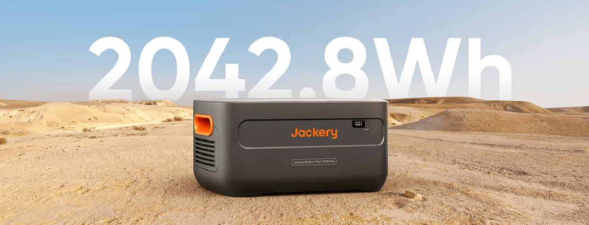 Jackery Battery Pack 2000 Plus capacity