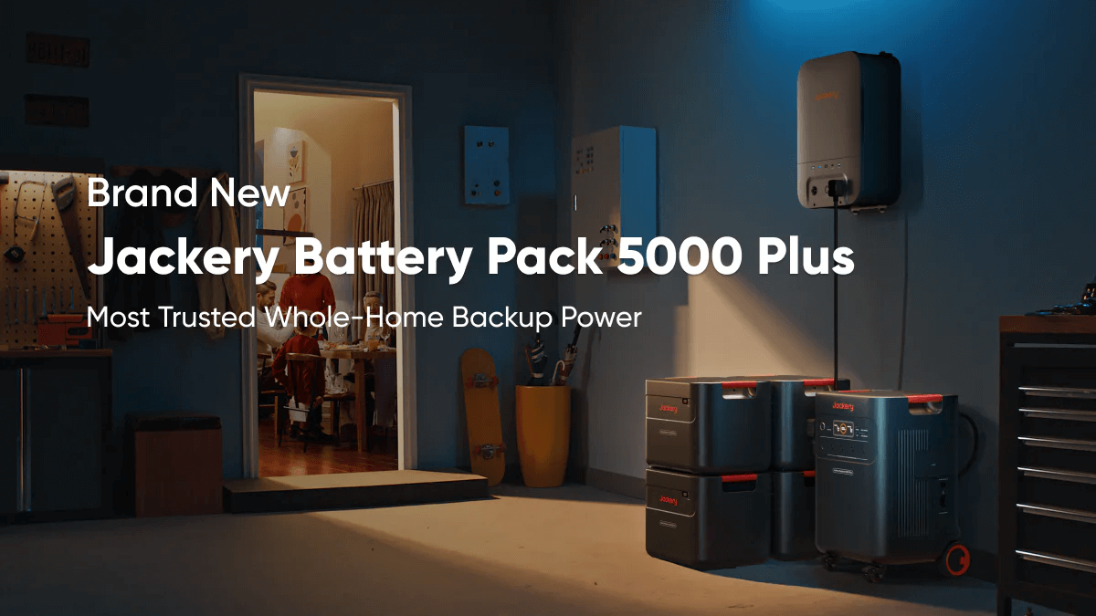 Jackery Battery Pack 5000 Plus Home Backup power setup