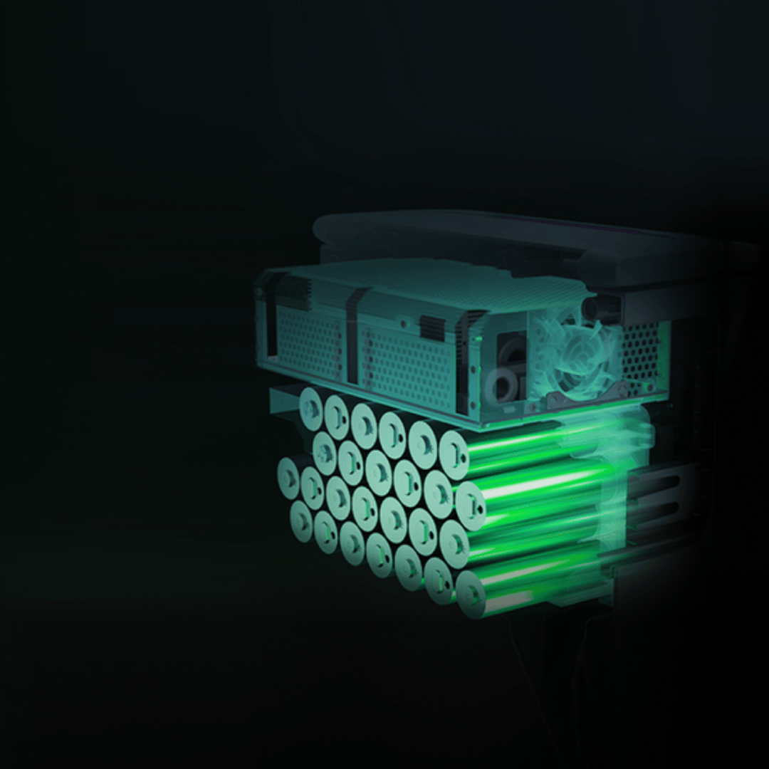 Jackery Explorer 2000 Plus battery view