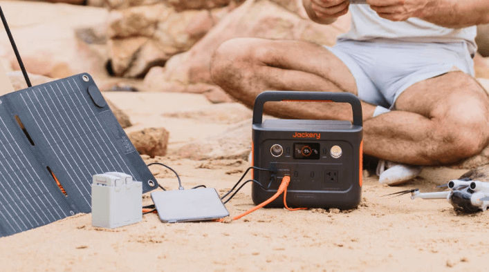 Jackery Explorer 240 v2 Portable Power Station Solar Charging