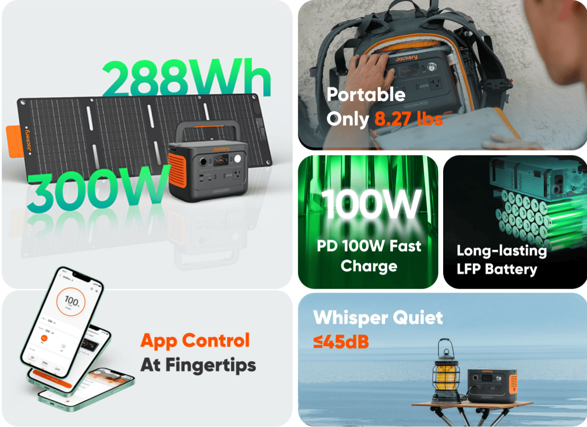 Jackery Explorer 300 Plus features