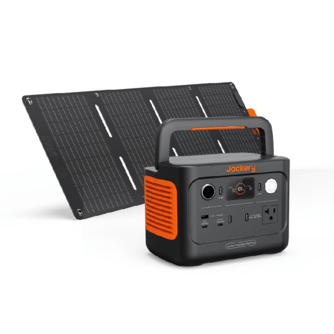 Jackery Explorer 300 Plus with 40w mini solar panel