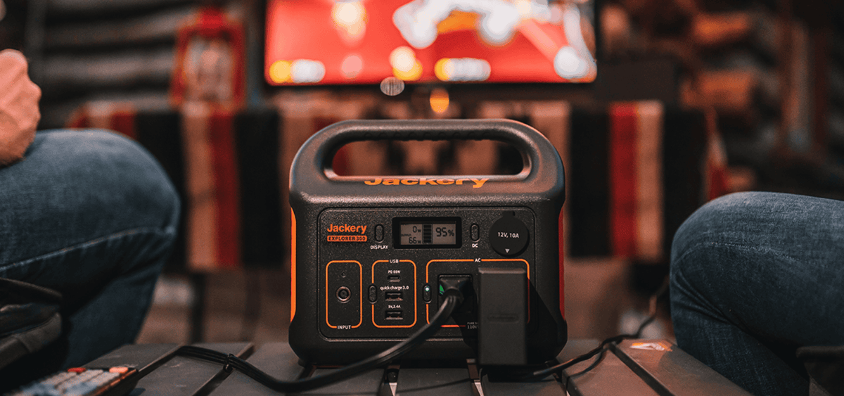 Jackery Explorer 300 closeup view