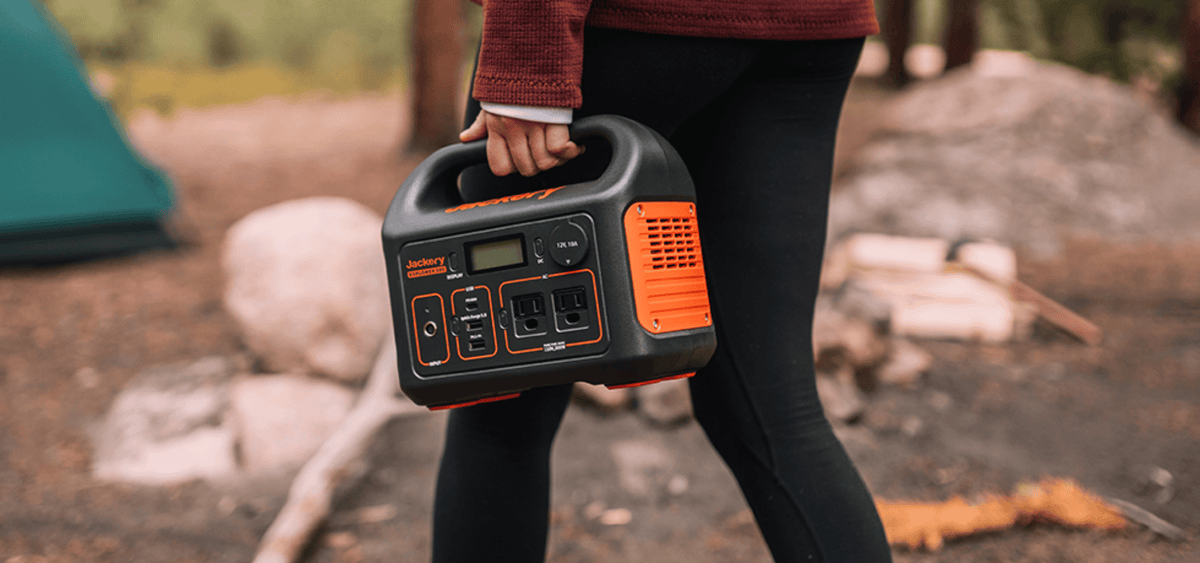 Jackery Explorer 300 hand carried