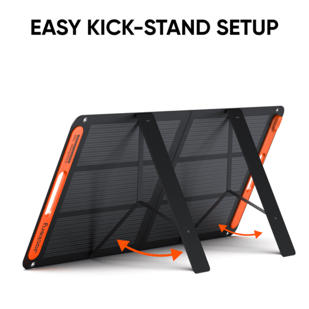 Jackery SolarSaga 100W Solar Panel kick stand