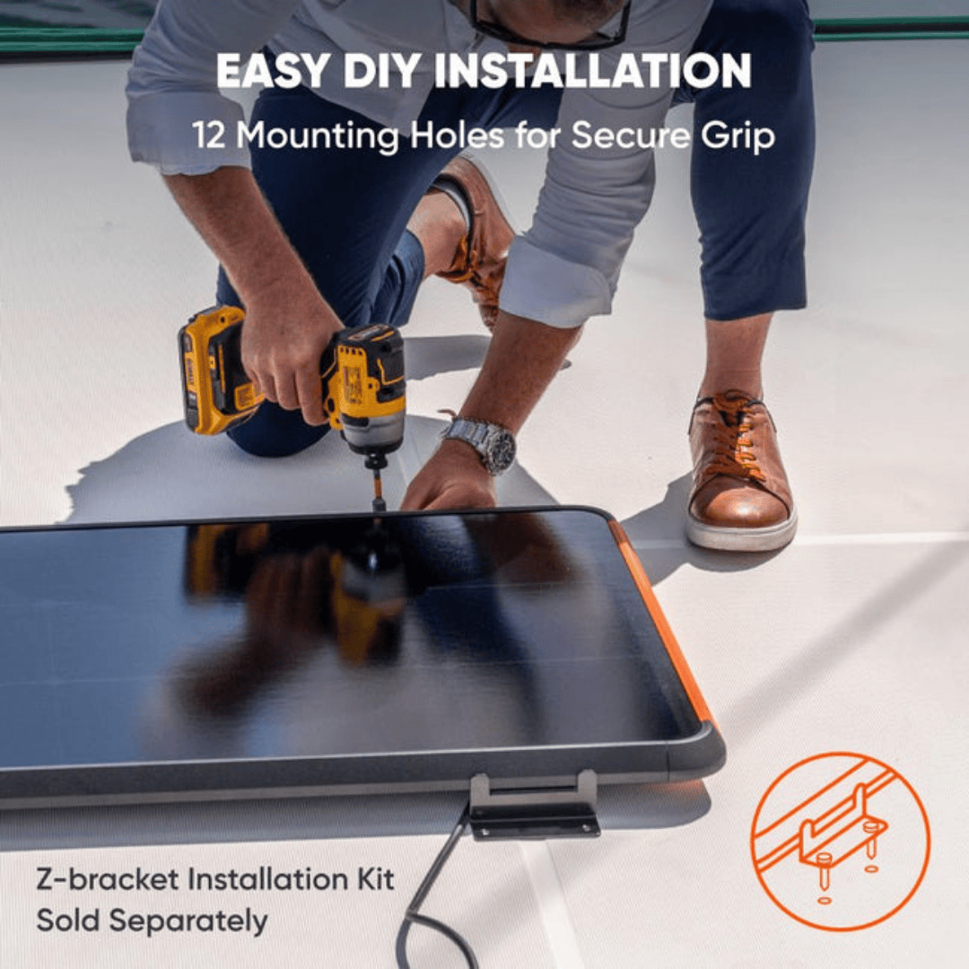 Jackery SolarSaga 100 Prime Solar Panel easy installation