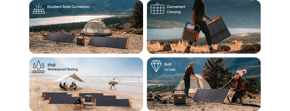Jackery SolarSaga 200W Solar Panel features