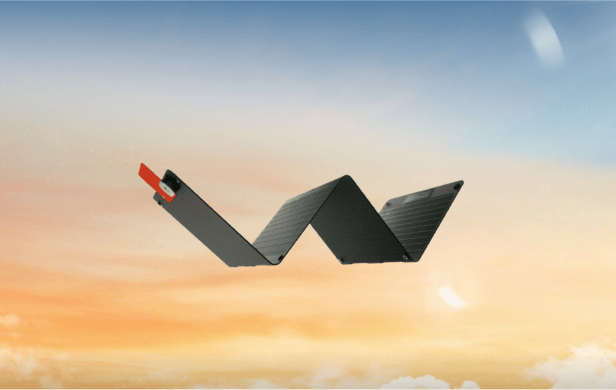 Jackery SolarSaga 40W Mini Solar Panel unfolded