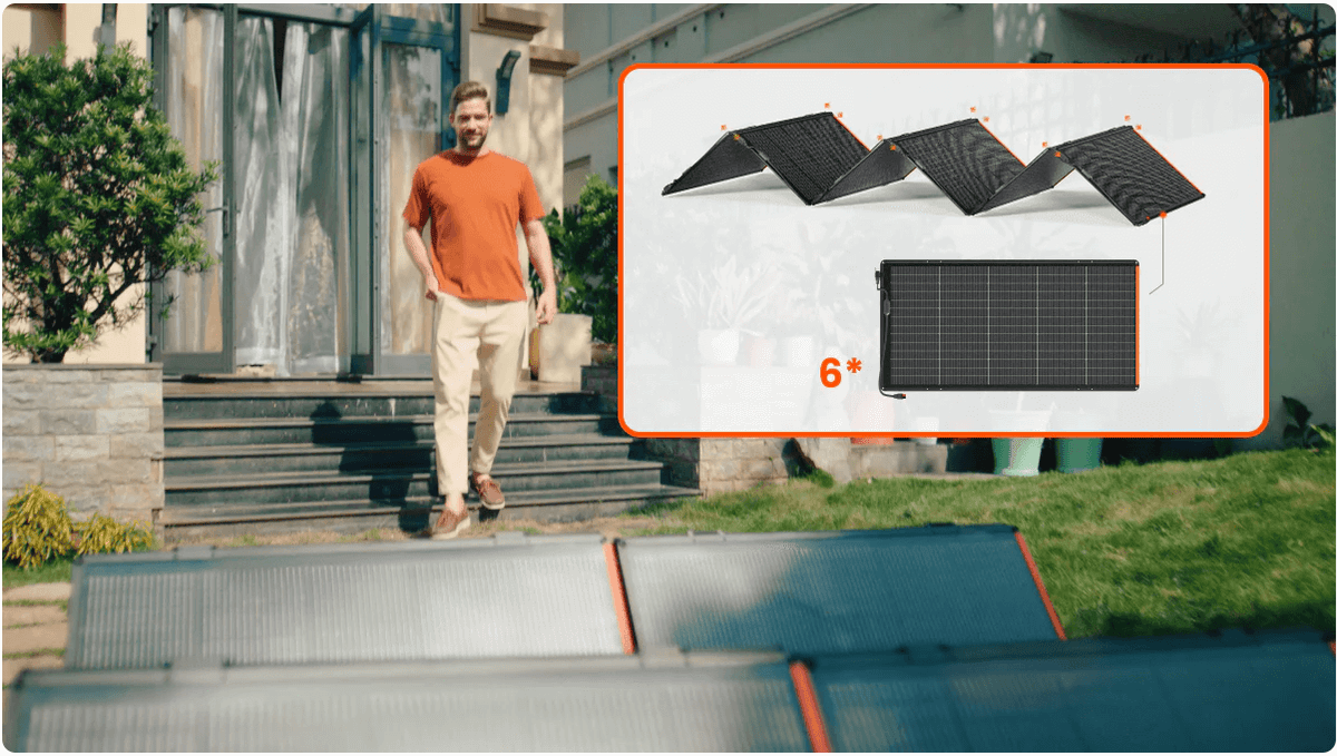 Jackery SolarSaga 500 X Multiple Panel Setup
