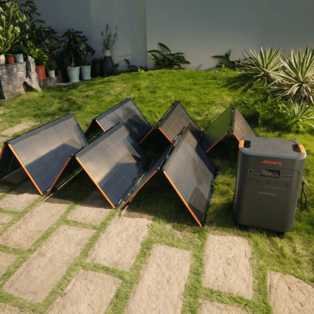 Jackery SolarSaga 500 X Solar Setup with Jackery power station