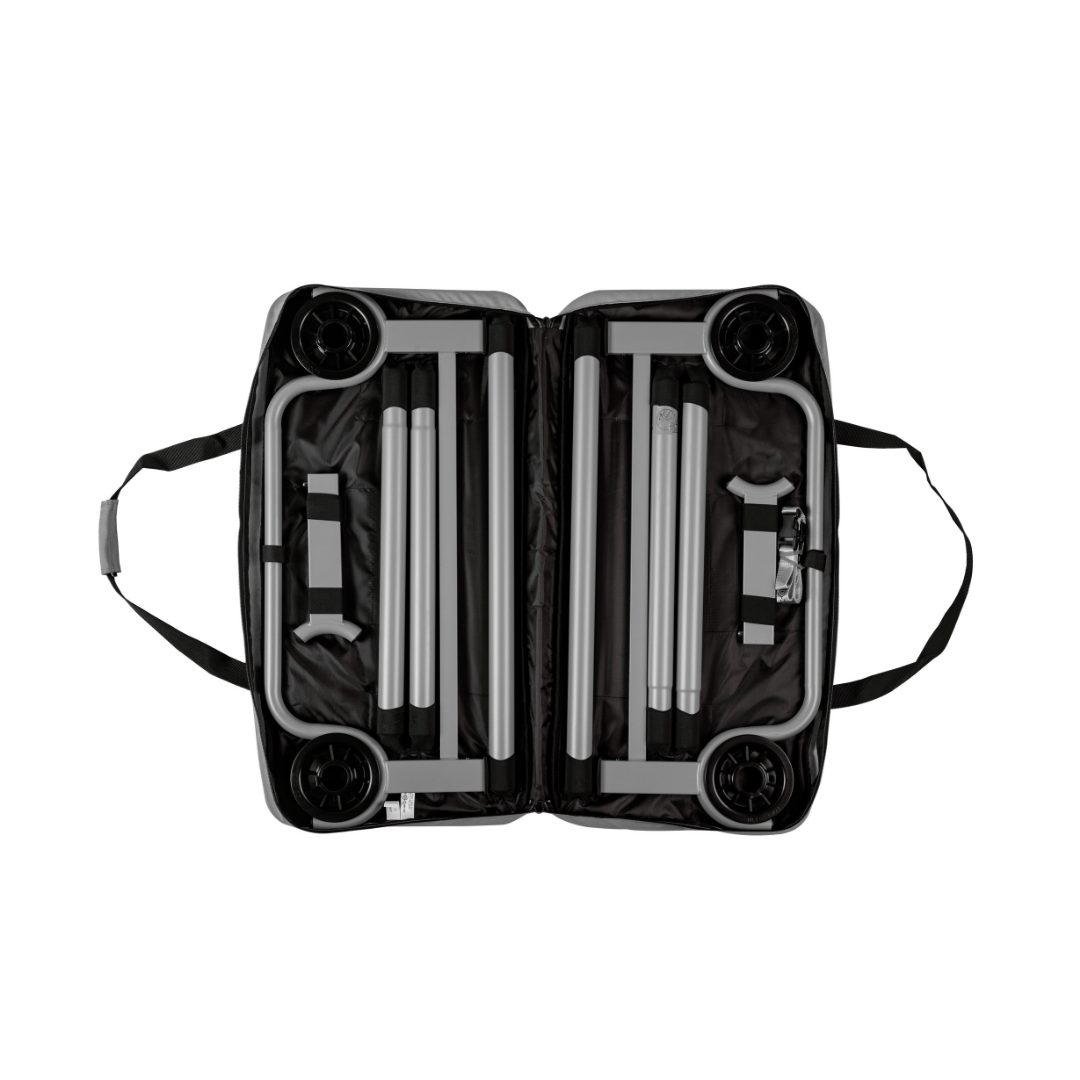 Kid-O-Bed single kids camping bunk bed carrying bag opened