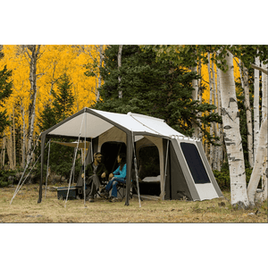 Kodiak Canvas - 12 x 9 ft. Cabin Tent with Deluxe Awning